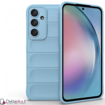 Magic Shield guminis dėklas - šviesiai mėlynas (Samsung A55 5G)